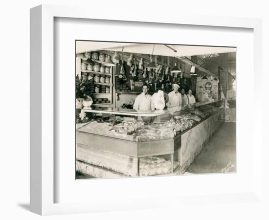 Meat Markets, 1928-Marvin Boland-Framed Giclee Print