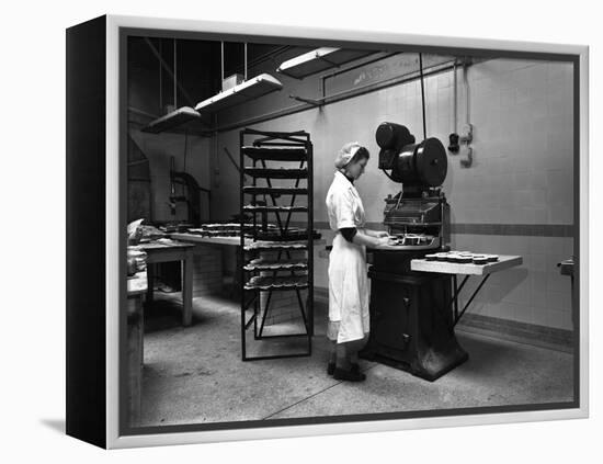Meat Pie Production, Rawmarsh, South Yorkshire, 1959-Michael Walters-Framed Premier Image Canvas