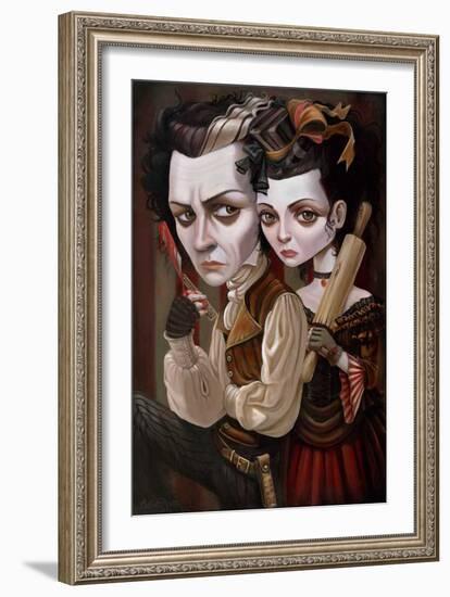 Meat Pies-Leslie Ditto-Framed Art Print