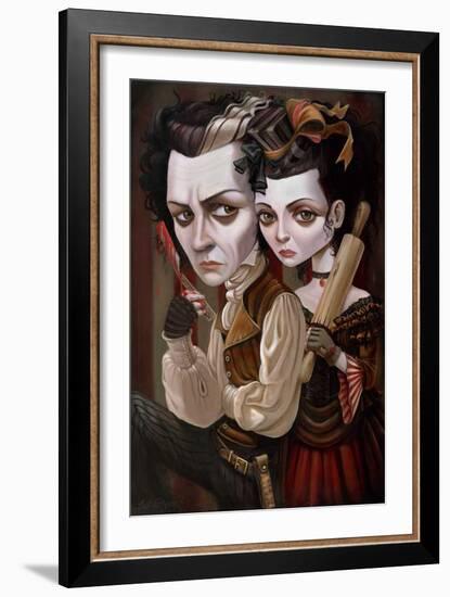 Meat Pies-Leslie Ditto-Framed Art Print