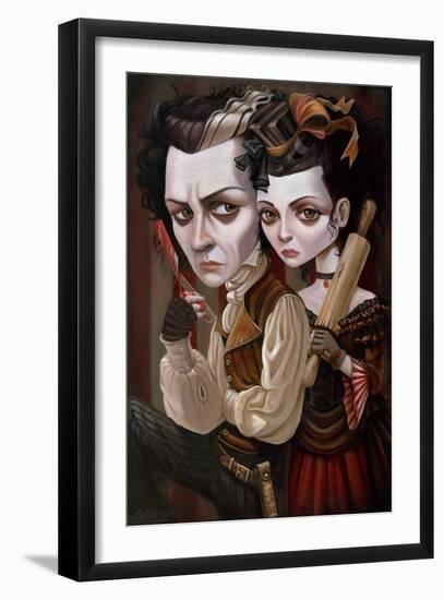 Meat Pies-Leslie Ditto-Framed Art Print