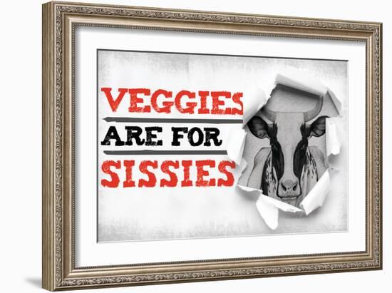 Meat Rules 2-null-Framed Giclee Print