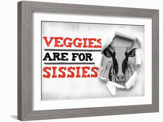 Meat Rules 2-null-Framed Giclee Print