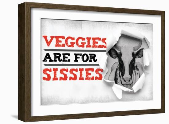 Meat Rules 2-null-Framed Giclee Print