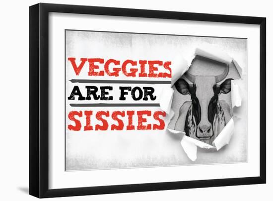 Meat Rules 2-null-Framed Giclee Print