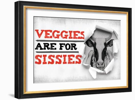 Meat Rules 2-null-Framed Giclee Print