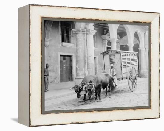 Meat Wagon, Havana, Cuba-null-Framed Stretched Canvas