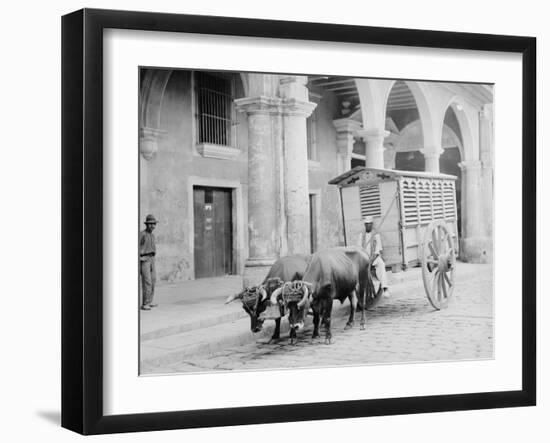 Meat Wagon, Havana, Cuba-null-Framed Photo