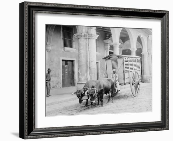 Meat Wagon, Havana, Cuba-null-Framed Photo