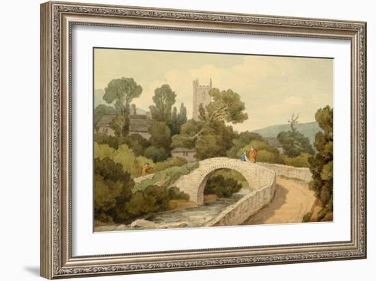 Meavy pencil, pen, grey ink and watercolor-John White Abbott-Framed Giclee Print