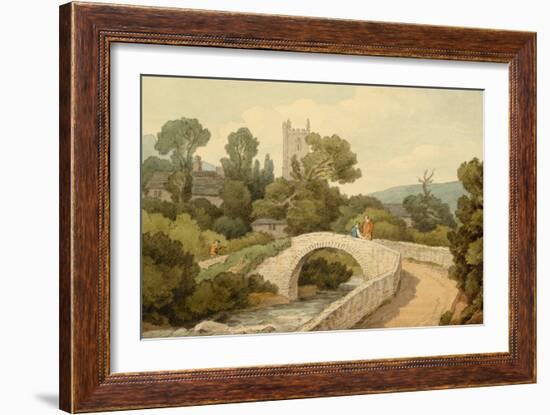 Meavy pencil, pen, grey ink and watercolor-John White Abbott-Framed Giclee Print