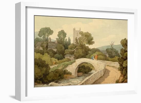 Meavy pencil, pen, grey ink and watercolor-John White Abbott-Framed Giclee Print