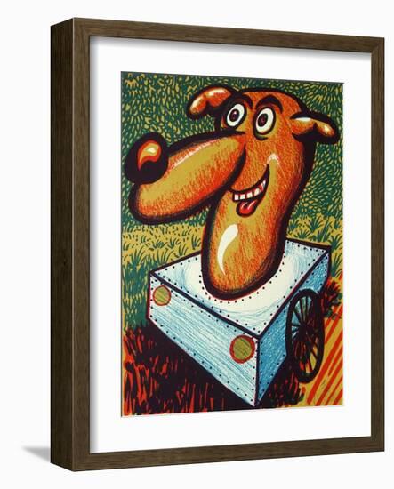 Mecano-Chien-Herve Di Rosa-Framed Limited Edition