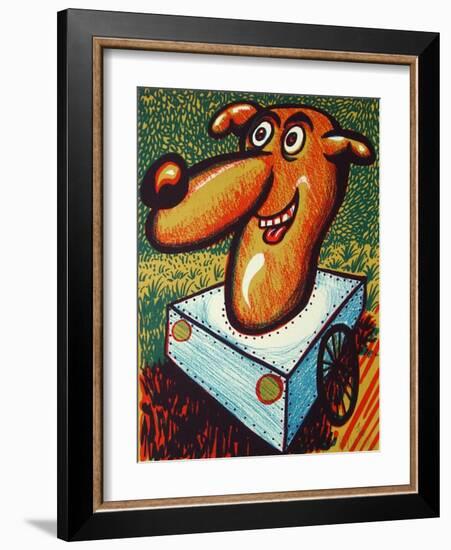 Mecano-Chien-Herve Di Rosa-Framed Limited Edition