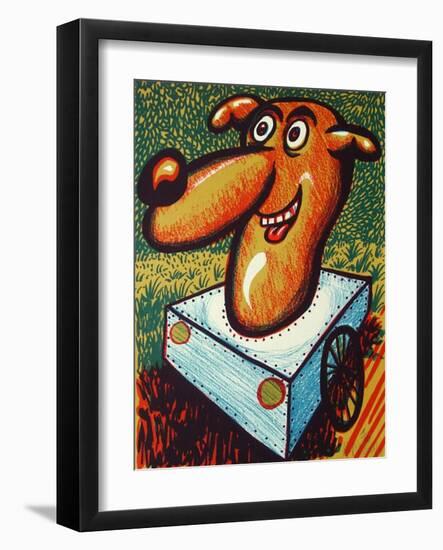 Mecano-Chien-Herve Di Rosa-Framed Limited Edition