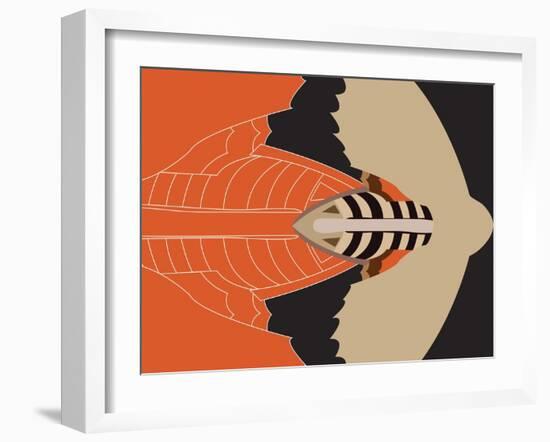 Mechanical Bat-Belen Mena-Framed Giclee Print