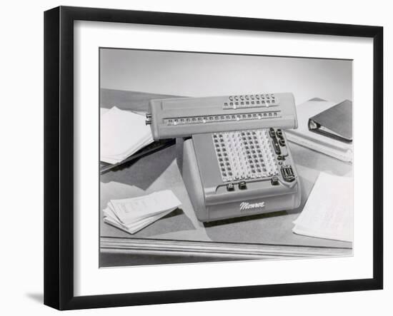 Mechanical Calculator-Science Source-Framed Giclee Print