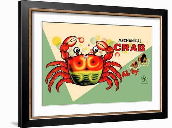 Mechanical Crab-null-Framed Art Print