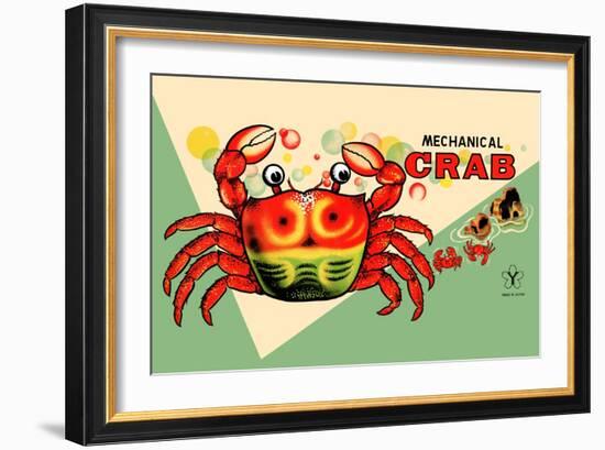 Mechanical Crab-null-Framed Art Print