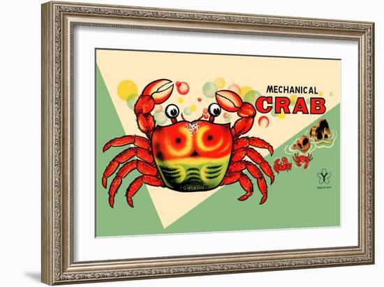 Mechanical Crab-null-Framed Art Print