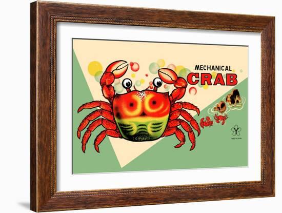 Mechanical Crab-null-Framed Art Print