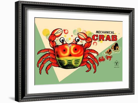 Mechanical Crab-null-Framed Art Print