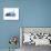 Mechanical Cyanotype VII-Chris Dunker-Giclee Print displayed on a wall