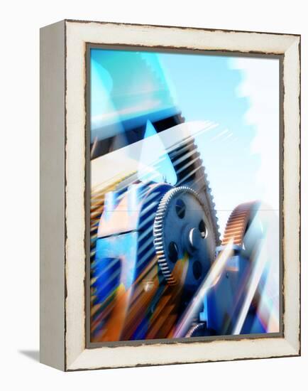 Mechanical Gears-PASIEKA-Framed Premier Image Canvas
