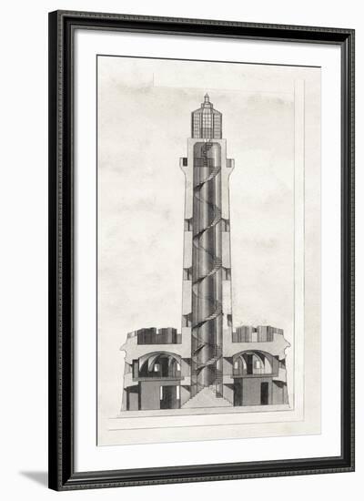 Mechanical Lighthouse III-Chris Dunker-Framed Giclee Print