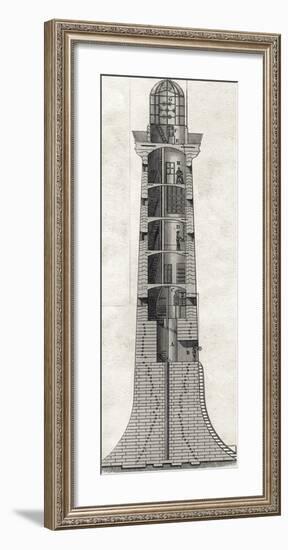 Mechanical Lighthouse IV-Chris Dunker-Framed Giclee Print