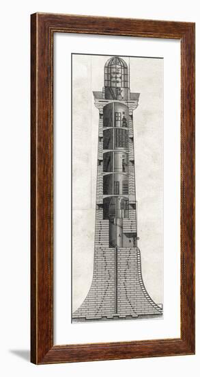 Mechanical Lighthouse IV-Chris Dunker-Framed Giclee Print