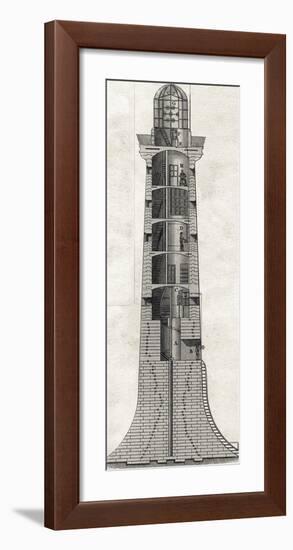 Mechanical Lighthouse IV-Chris Dunker-Framed Giclee Print