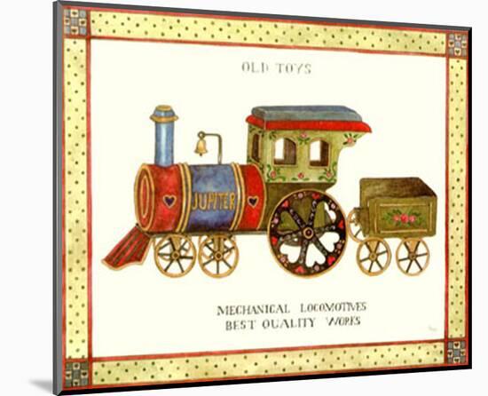 Mechanical Locomotive-Isabelle De Bercy-Mounted Art Print