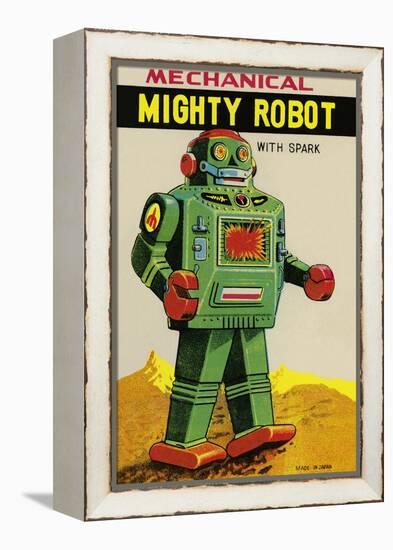 Mechanical Mighty Robot-null-Framed Stretched Canvas