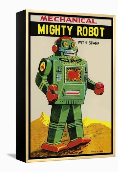 Mechanical Mighty Robot-null-Framed Stretched Canvas