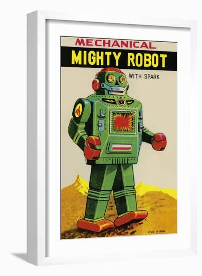 Mechanical Mighty Robot-null-Framed Art Print