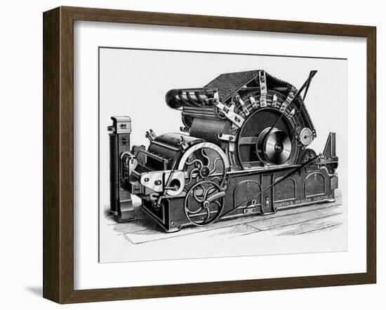 Mechanical Printing Press-null-Framed Photographic Print