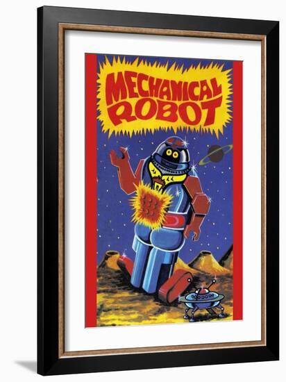 Mechanical Robot-null-Framed Art Print