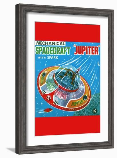 Mechanical Spacecraft Jupiter-null-Framed Art Print