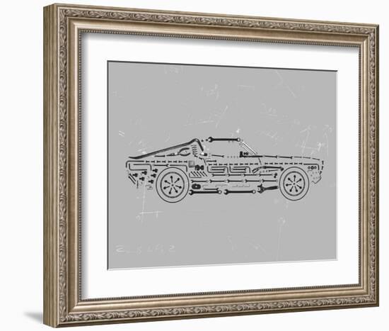 Mechanics II-Justin Lloyd-Framed Art Print