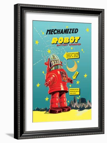 Mechanized Robot--Framed Art Print