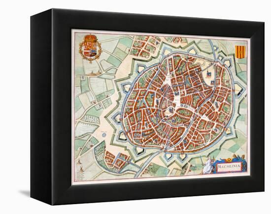 Mechelen, 1649-Joan Blaeu-Framed Premier Image Canvas