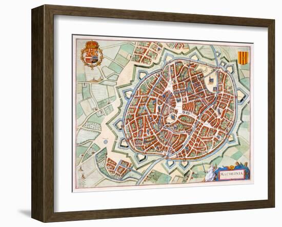 Mechelen, 1649-Joan Blaeu-Framed Giclee Print