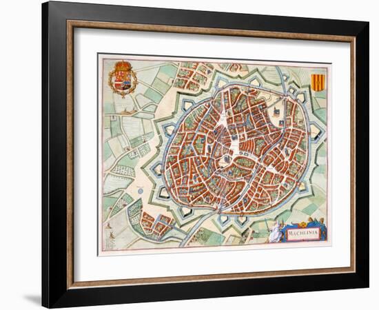 Mechelen, 1649-Joan Blaeu-Framed Giclee Print