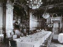 The Billiard Room, Imperial Palace, Bialowieza Forest, Russia, Late 19th Century-Mechkovsky-Framed Premier Image Canvas