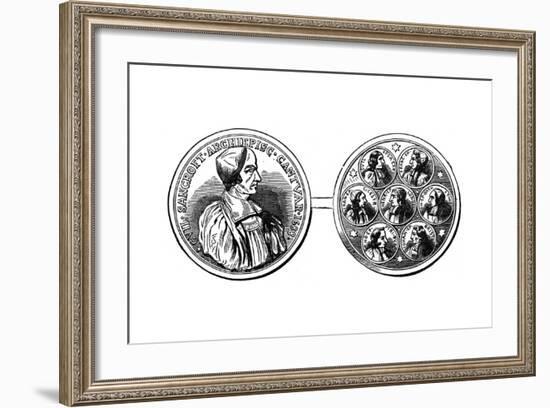 Medal of the Seven Bishops, 18th Century-null-Framed Giclee Print