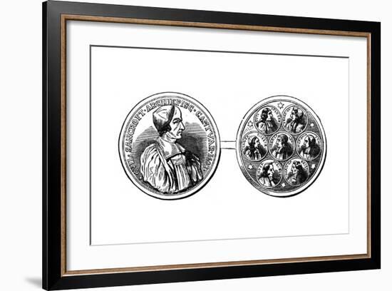 Medal of the Seven Bishops, 18th Century-null-Framed Giclee Print