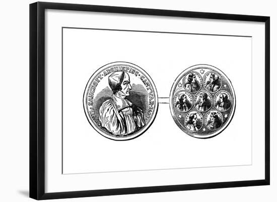 Medal of the Seven Bishops, 18th Century-null-Framed Giclee Print