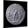 Medal Showing Henry Hudson Ascending the Hudson River to Albany in 1609-null-Mounted Photographic Print