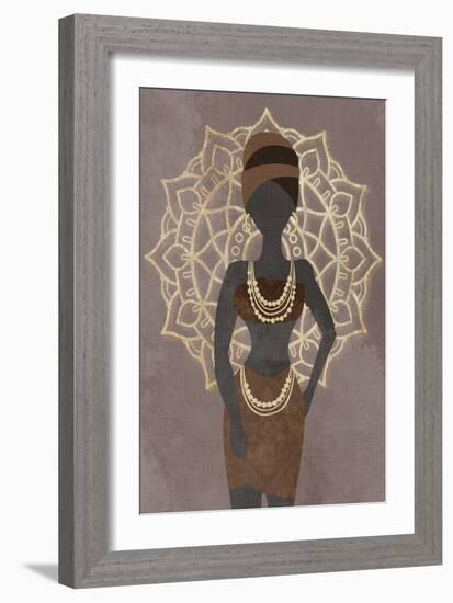 Medallion Woman 2-Kimberly Allen-Framed Art Print